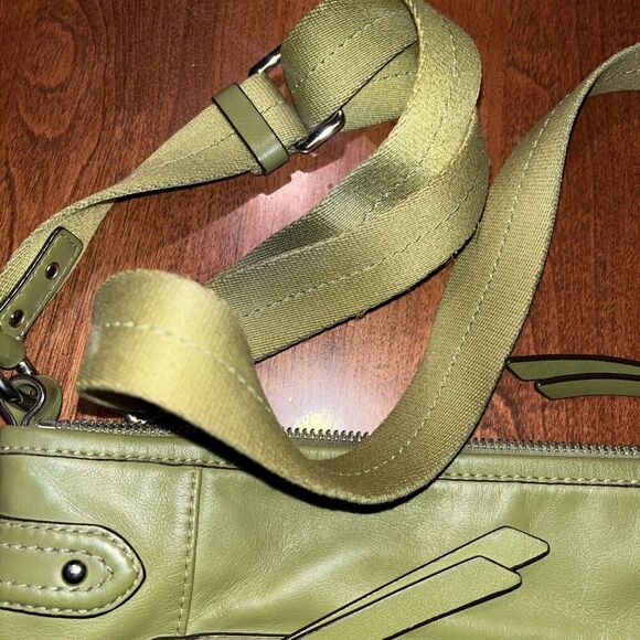 AUTHENTIC COACH CONVERTIBLE HOBO SHOULDER BAG, Green - Picture 3 of 8
